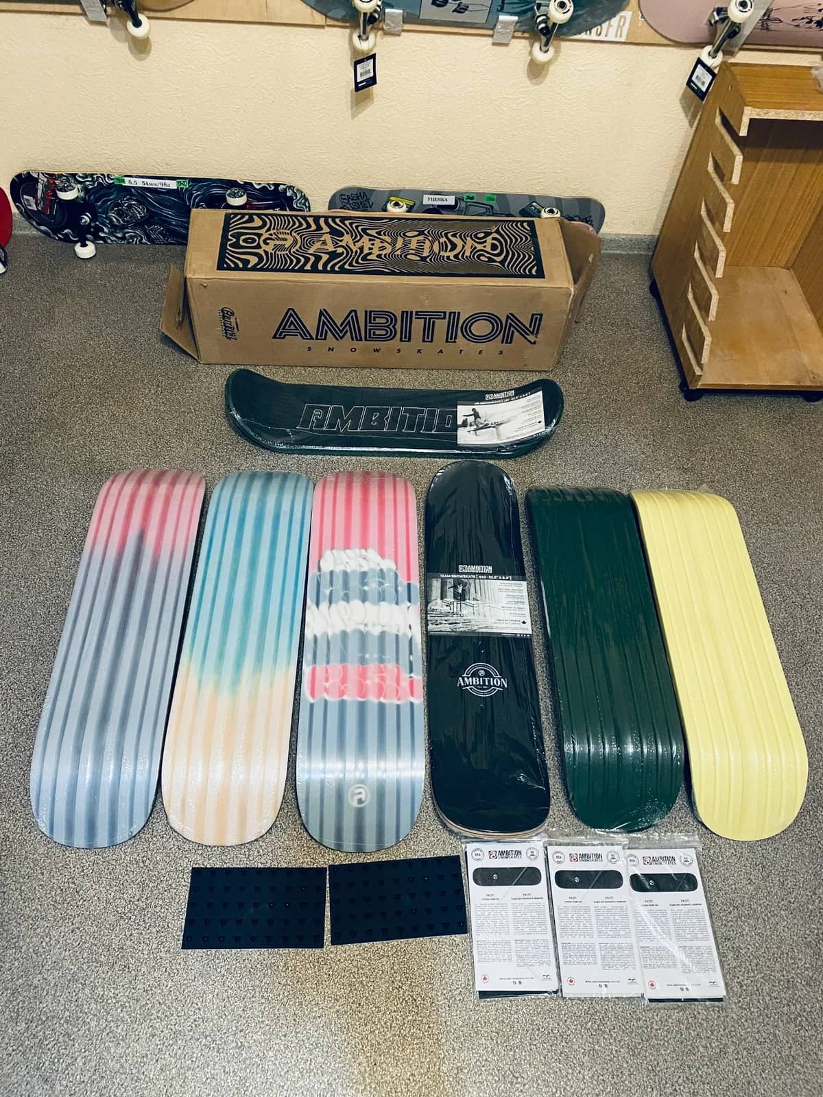 Новые модели Сноускейтов AMBITION в нашем магазине ❄️