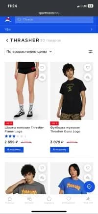 Приехали, Thrasher уже в Спортмастере продаётся 😂