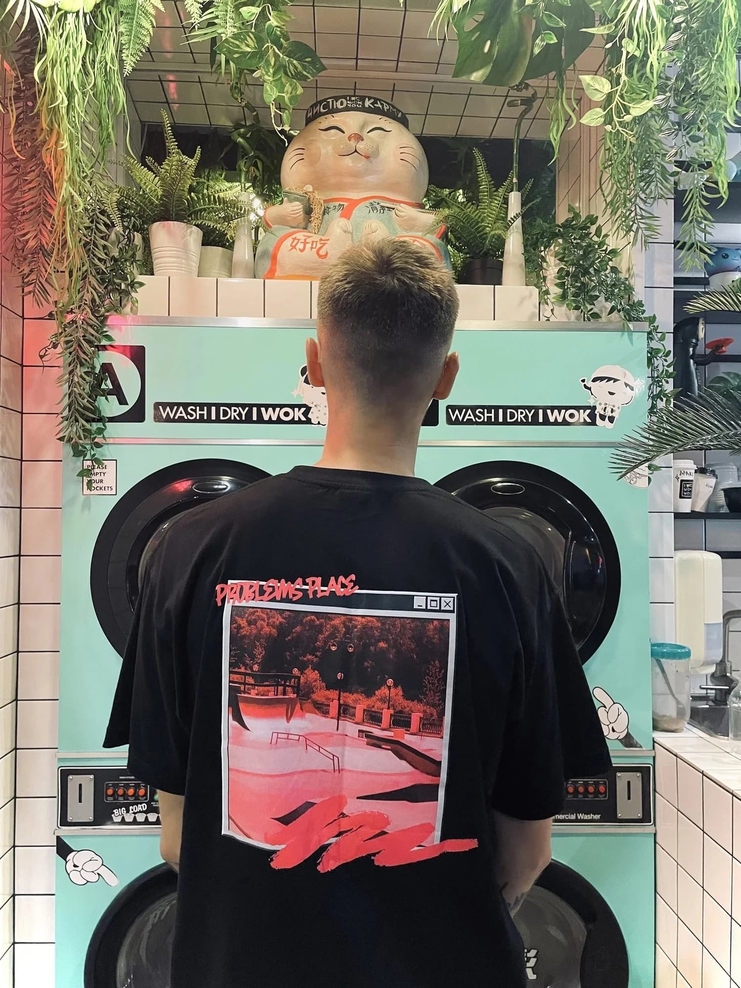 Футболка PROBLEMS PLACE black XL