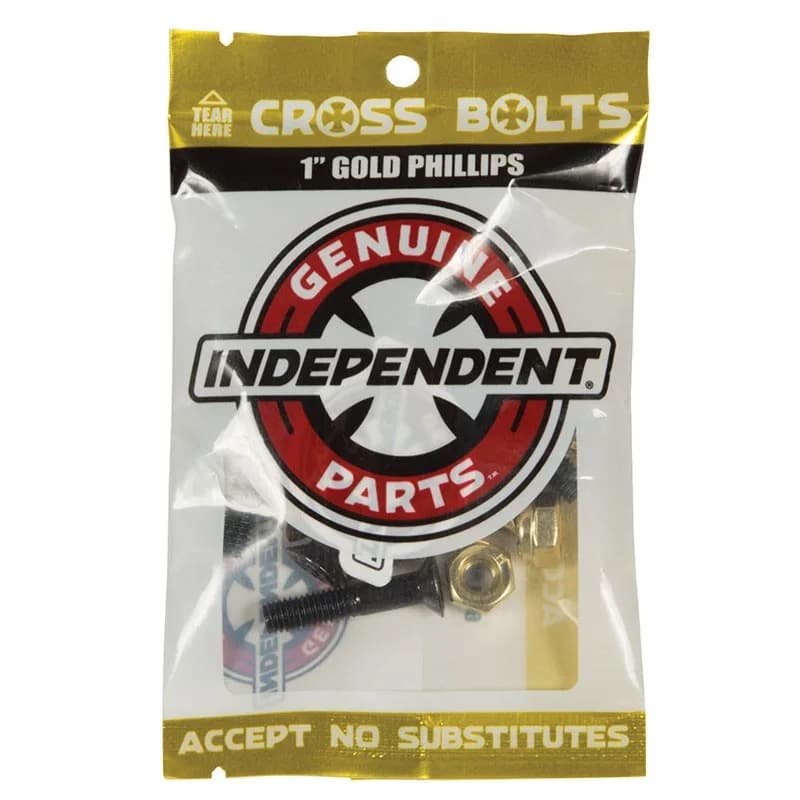 Винты Independent Phillips 1" Gold/Black